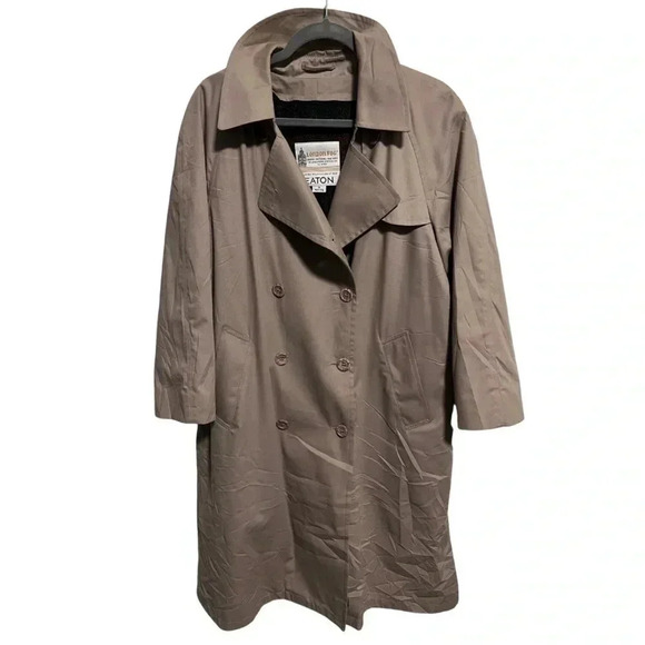 Vintage | London Fog | Trench Coat w/ Removable Fleece Lining | Sz 14P - Picture 1 of 12